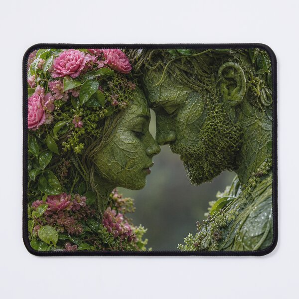 Item preview, Verdant Pair — Photoreal Floral Portrait Duo designed and sold by Jandedan.