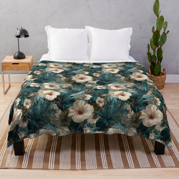 Item preview, Elegant Tropical Floral Texture - Birthday Flower Print - Christmas Gifts For Wife designed and sold by RoyalStarsPatts.
