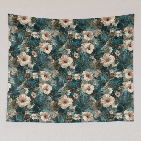 Item preview, Elegant Tropical Floral Texture  - Birthday Flower Print  - Christmas Gifts For Wife designed and sold by RoyalStarsPatts.