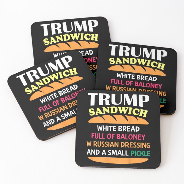 Item preview, trump sandwich white bread funny  designed and sold by mariazin.
