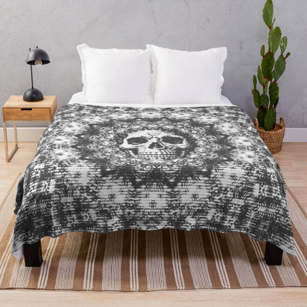 Item preview, Hidden Skull Psychedelic Gothic Horror Mandala Dark Aesthetic Art designed and sold by cr6zym1nd.