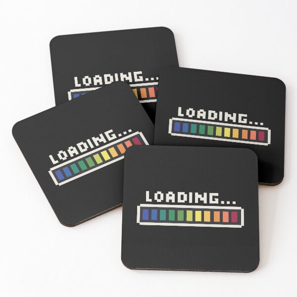 Item preview, Pixel Loading Bar Retro Gamer Design designed and sold by WormJ.