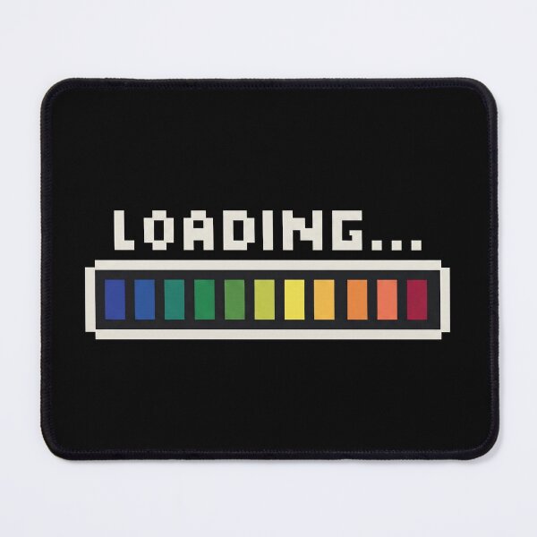 Item preview, Pixel Loading Bar Retro Gamer Design designed and sold by WormJ.