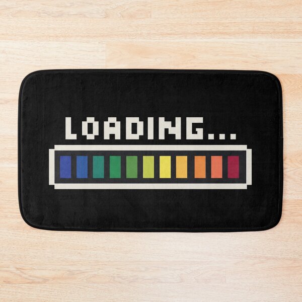 Item preview, Pixel Loading Bar Retro Gamer Design designed and sold by WormJ.