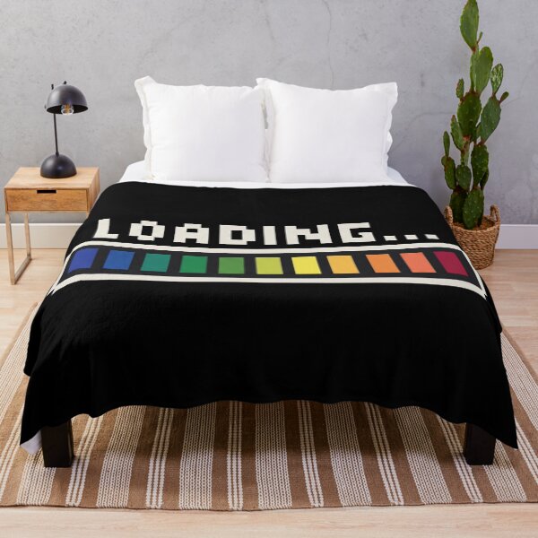 Item preview, Pixel Loading Bar Retro Gamer Design designed and sold by WormJ.