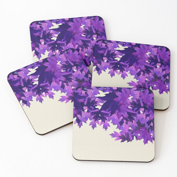 Item preview, Purple leaves pattern designed and sold by mariya-ivanova.