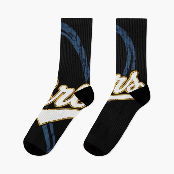 Item preview, Brewers Baseball Heart Blue Gold Vintage Script Sport Fan Team Spirit Gift designed and sold by StuZabine.