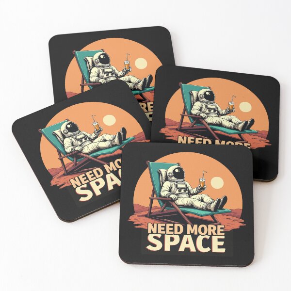Item preview, Funny Astronaut Chill Out - Need More Space Retro Aesthetic designed and sold by Hans-Design.