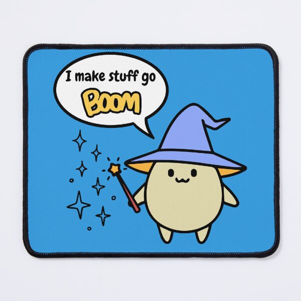 Item preview, Funny Cute Fantasy Wizard designed and sold by MagicMangoes.