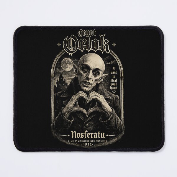 Item preview, Count Orlok Nosferatu Vintage Gothic Horror Shirt | Classic Vampire Movie Art 1922 designed and sold by ThreadTheory976.