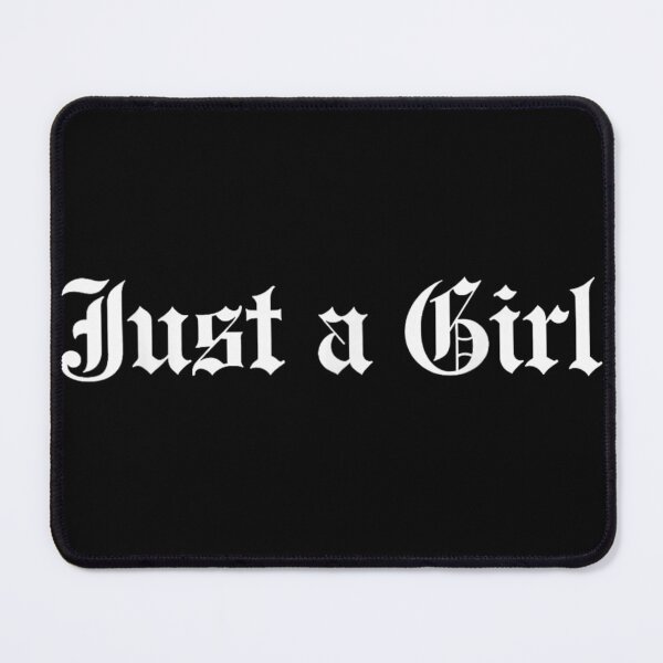 Item preview, Just a Girl Old English Gothic Font Aesthetic Trendy Streetwear Y2K Style designed and sold by StuZabine.
