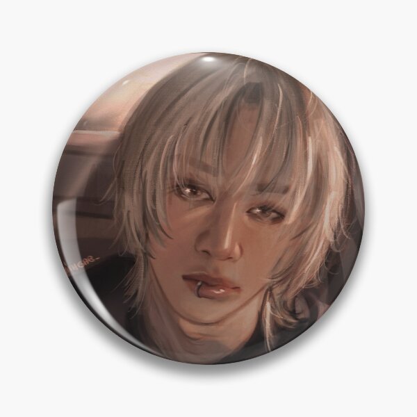 Item preview, stray kids - bangchan lips hot #1 art print designed and sold by artwithgab_.