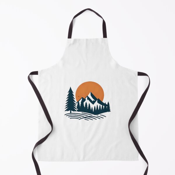 Item preview, Vintage Mountain Nature Adventure Sunset designed and sold by Smoking_Animals .