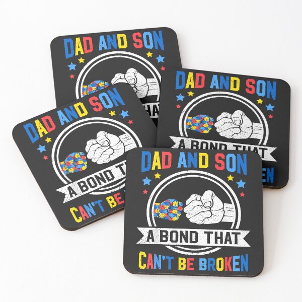 Item preview, Dad and Son Proud Autism Dad Autism Awareness for Dad designed and sold by CriseldaBruning.