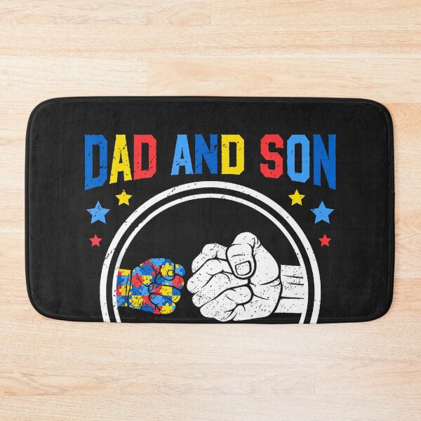 Item preview, Dad and Son Proud Autism Dad Autism Awareness for Dad designed and sold by CriseldaBruning.