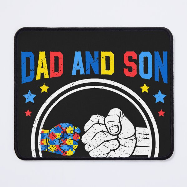 Item preview, Dad and Son Proud Autism Dad Autism Awareness for Dad designed and sold by CriseldaBruning.
