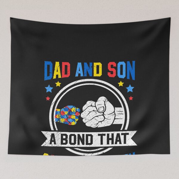 Item preview, Dad and Son Proud Autism Dad Autism Awareness for Dad designed and sold by CriseldaBruning.