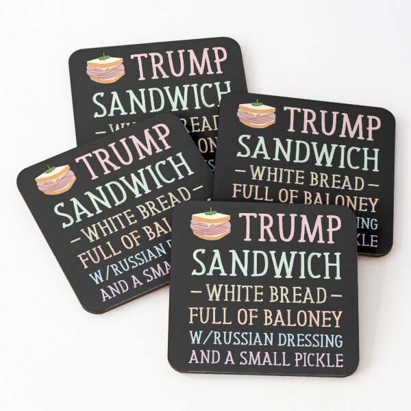 Item preview, trump sandwich white bread funny  designed and sold by mariazin.