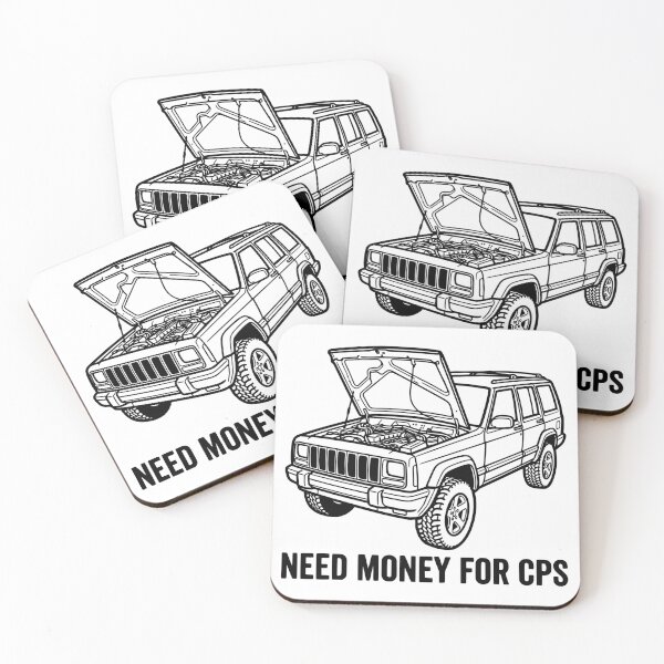 Item preview, Need Money For CPS Cherokee XJ - Funny Mechanic Off-Road 4x4 Humor Graphic designed and sold by Off-Road-Zone.