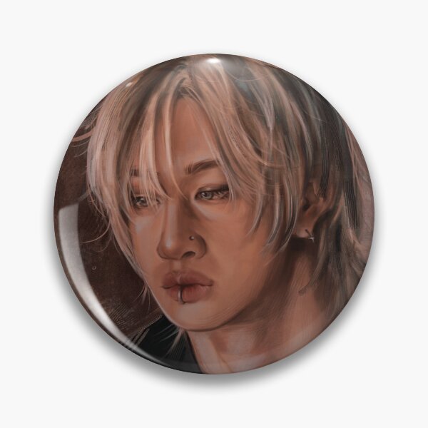 Item preview, stray kids - bang chan hot lips #2 art print designed and sold by artwithgab_.