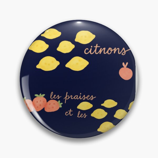 Item preview, Les fraises and les lemons in the black designed and sold by OLIVIAZEIER.