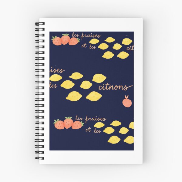 Item preview, Les fraises and les lemons in the black designed and sold by OLIVIAZEIER.