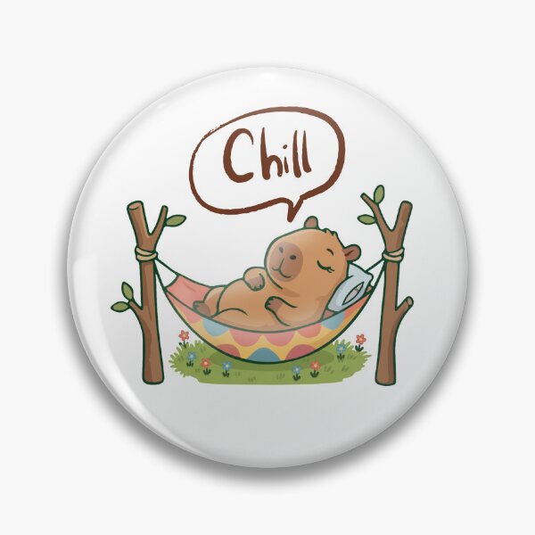 Item preview, Chill Hammock Capybara Funny Logo designed and sold by logowannawear.