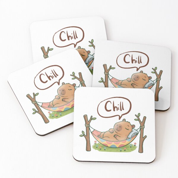 Item preview, Chill Hammock Capybara Funny Logo designed and sold by logowannawear.