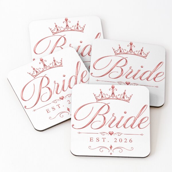 Item preview, Bride Est. 2026 Rosé designed and sold by CroatianvShop.
