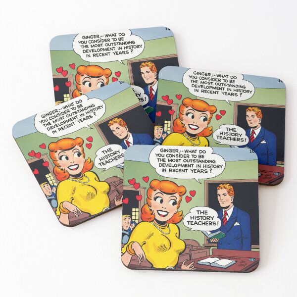 Item preview, Classic 1950s Teen Comedy Comic – Retro Classroom Humor Illustration designed and sold by Analog Aura .