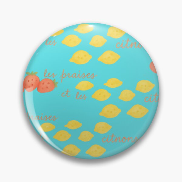 Item preview, Les fraises and les citrons turquoise designed and sold by OLIVIAZEIER.