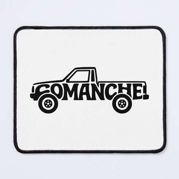 Item preview, Comanche MJ Pickup Silhouette - Vintage Truck Typography Graphic designed and sold by Off-Road-Zone.