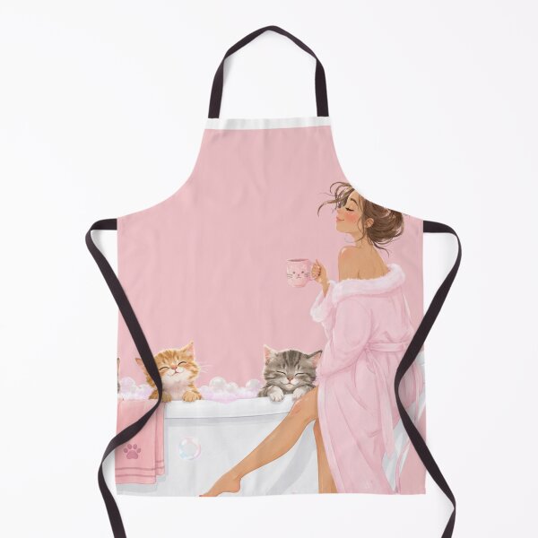 Item preview, Cat Mom Bath Time Relaxation designed and sold by PeplumiArt.