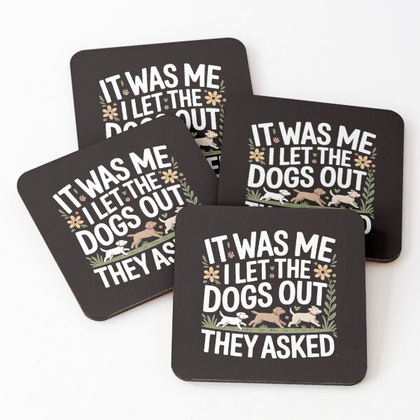 Item preview, It was Me I Let The Dogs Out They Asked Trendy Dog Lover Design for Dog Moms designed and sold by Redgiant87x.