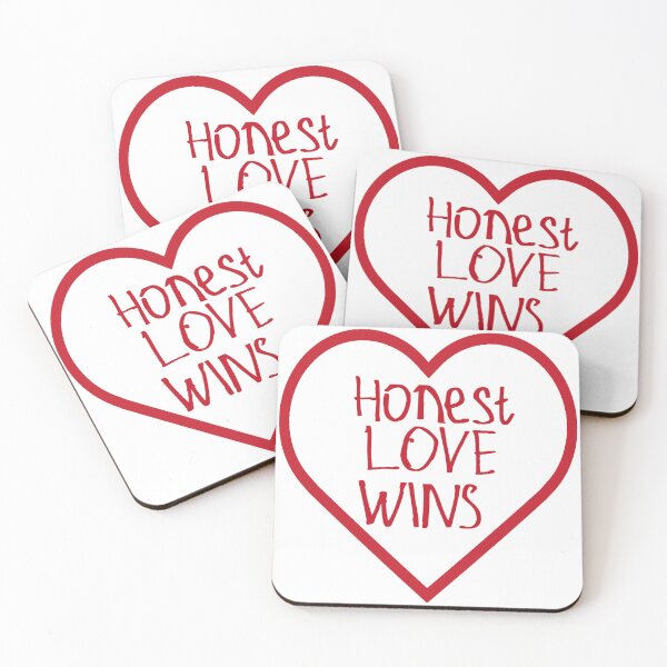 Item preview, Honest Love Wins designed and sold by kinpirks.