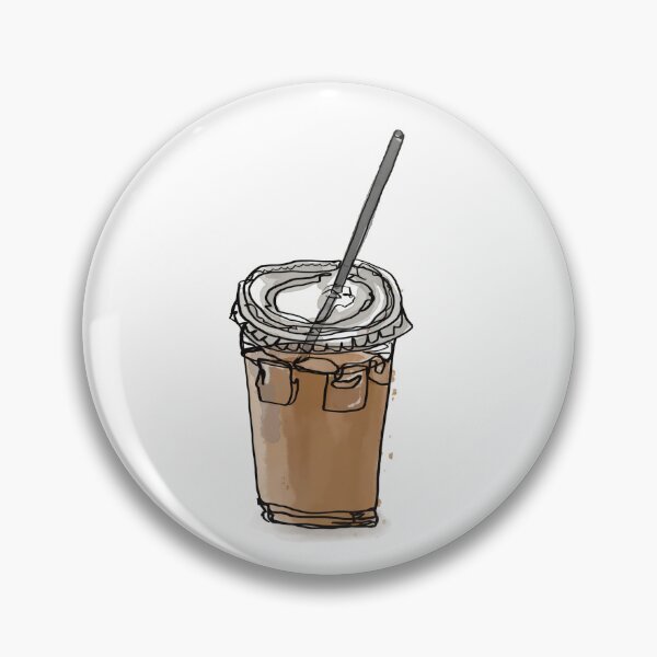 Item preview, watercolor iced coffee designed and sold by silverfair46.