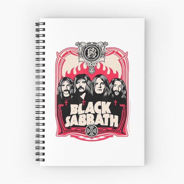Item preview, Black Sabbath Red Flames Metal Graphic Poster Design designed and sold by VestaBough.