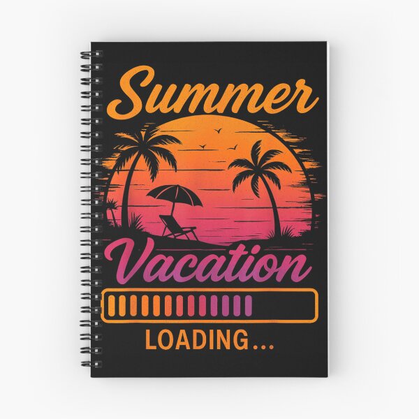 Item preview, Summer Vacation Loading Retro Sunset Beach Palm Trees Tropical Holiday Vibe designed and sold by PhocoNibict.