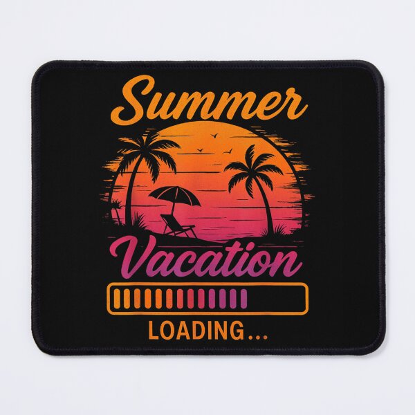 Item preview, Summer Vacation Loading Retro Sunset Beach Palm Trees Tropical Holiday Vibe designed and sold by PhocoNibict.