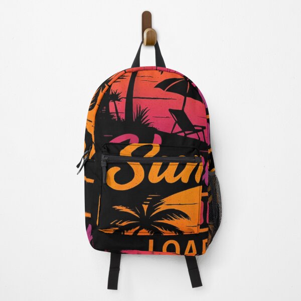 Item preview, Summer Vacation Loading Retro Sunset Beach Palm Trees Tropical Holiday Vibe designed and sold by PhocoNibict.