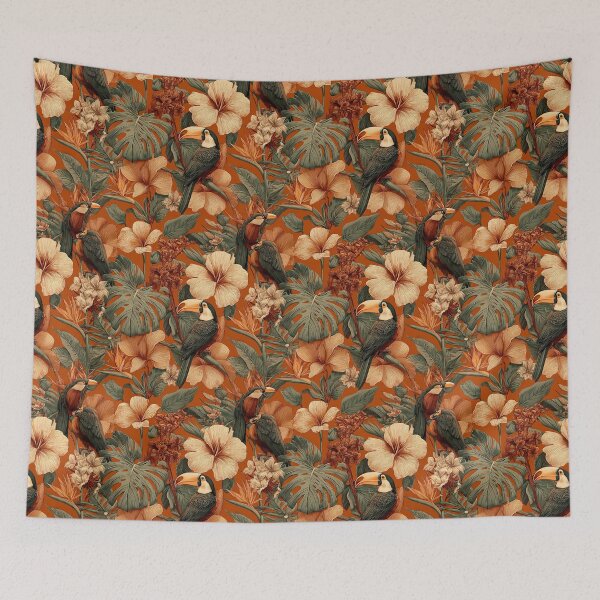 Item preview, Elegant Tropical Flower Print  - Flower Garden Pattern  - Gifts For Teenage Girls designed and sold by RoyalStarsPatts.