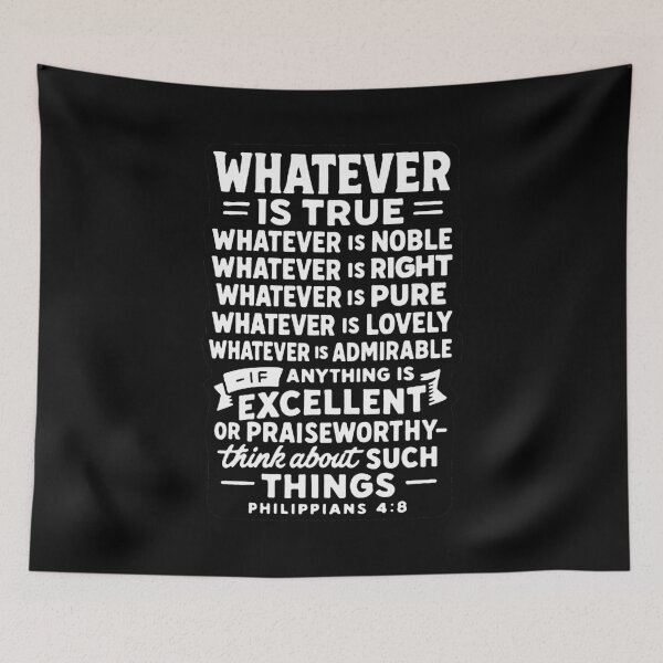 Item preview, Philippians 4:8 Think About Excellent or Praiseworthy Things designed and sold by plushism.