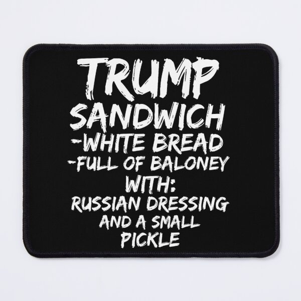 Item preview, trump sandwich white bread funny  designed and sold by mariazin.