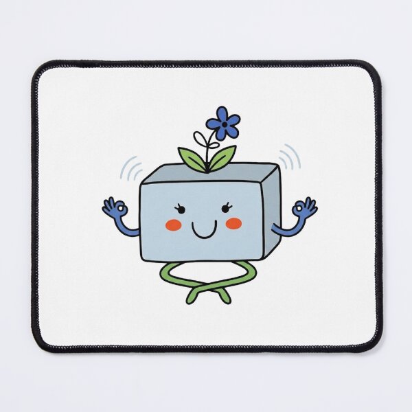 Item preview, ORI Zen Meditation Pillow Relax : Keep Calm and Tofu designed and sold by ORI-ginal Weirdos: The Weirdly Wonderful Crew.