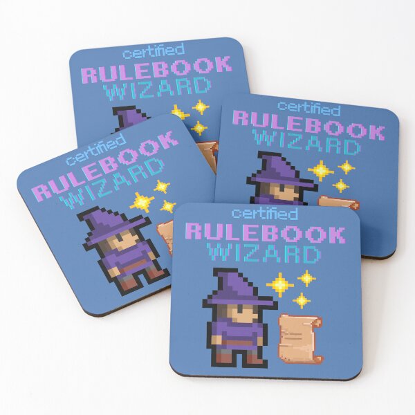 Item preview, Rulebook Wizard funny Board RPG Game designed and sold by MagicMangoes.