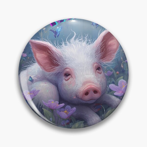 Item preview, Missing You Pig Time - Cute Cartoon Pig designed and sold by Foxs-vicinity.