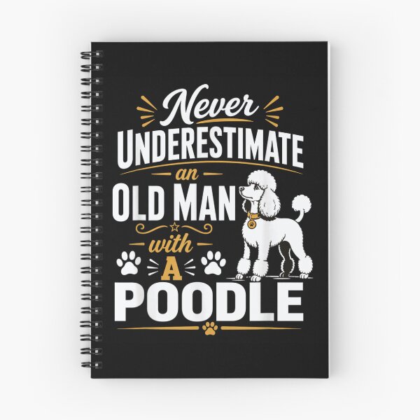 Item preview, Never Underestimate An Old Man With A Poodle Funny Dog Owner designed and sold by PhocoNibict.