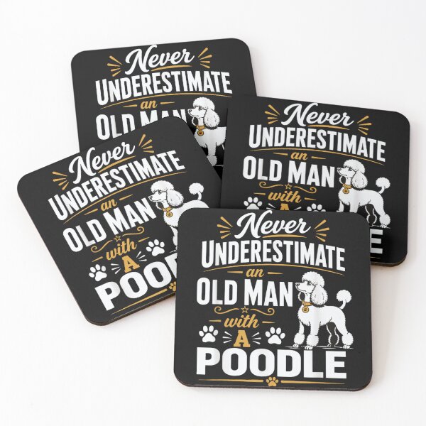 Item preview, Never Underestimate An Old Man With A Poodle Funny Dog Owner designed and sold by PhocoNibict.