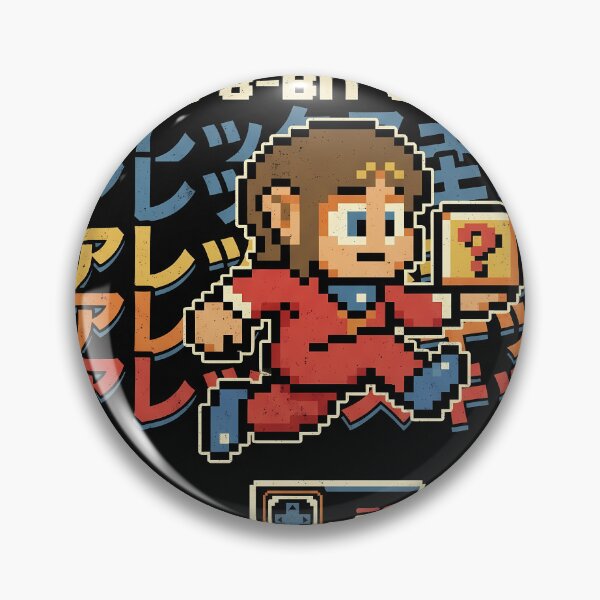 Item preview, Retro Alex Kidd Punching Rocks – Classic 80s Sega Platformer designed and sold by Senpaiwaves.