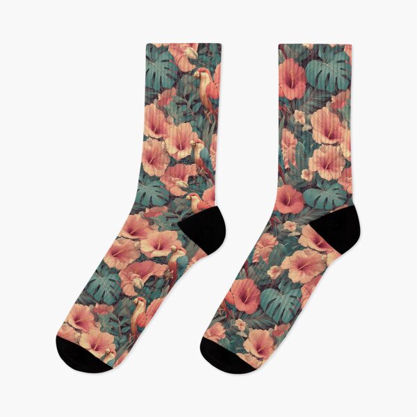 Item preview, Elegant Tropical Flower Print - Flower Floral Print  - Retirement Gifts designed and sold by RoyalStarsPatts.